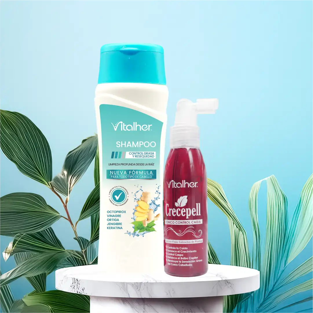 Kit Shampoo control grasa + Tónico Capilar