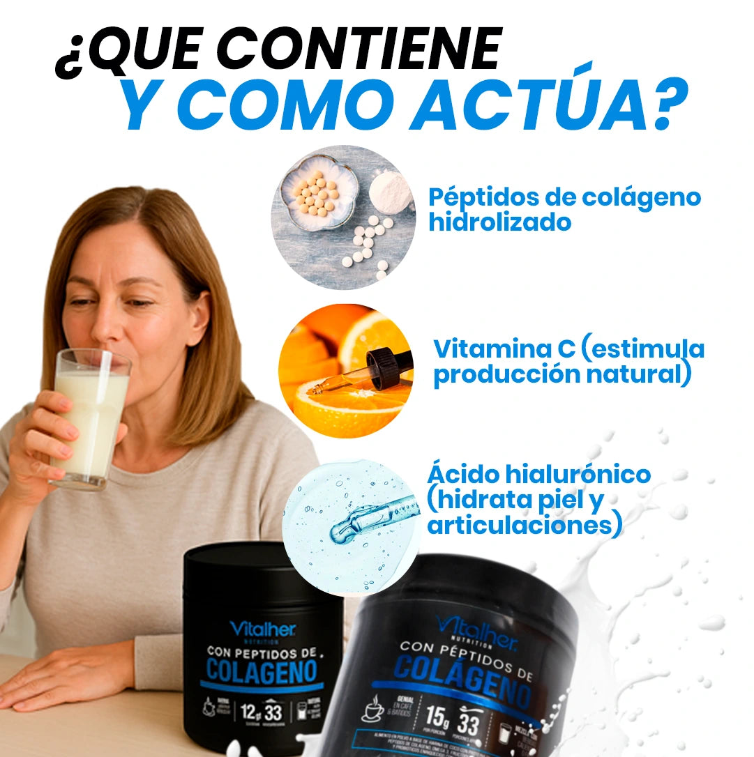 Péptidos de Colágeno x500 grs