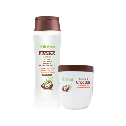 Kit chocolate y coco