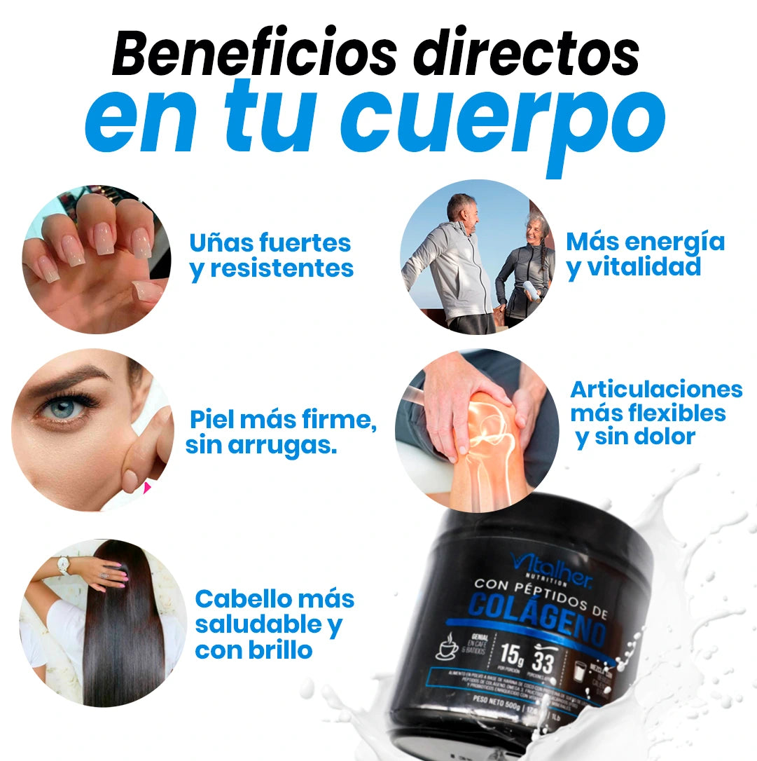 Péptidos de Colágeno x500 grs