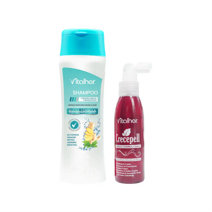 Kit Shampoo control grasa + Tónico Capilar
