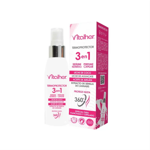 Termoprotector Serum Capilar 3 en 1 Vitalher